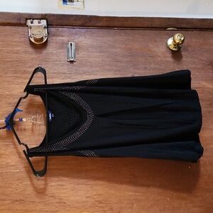 Black beaded tank